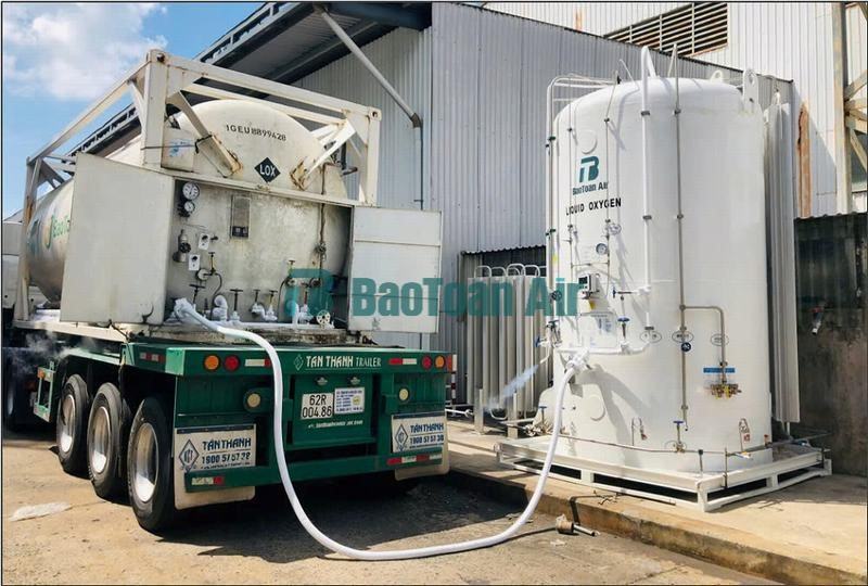 Lưu trữ khí Oxy, Nitơ, Argon, CO2 dạng lỏng