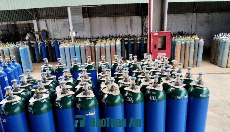 Giá bình khí CO2 40L dùng trong hàn MIG cập nhật năm 2025