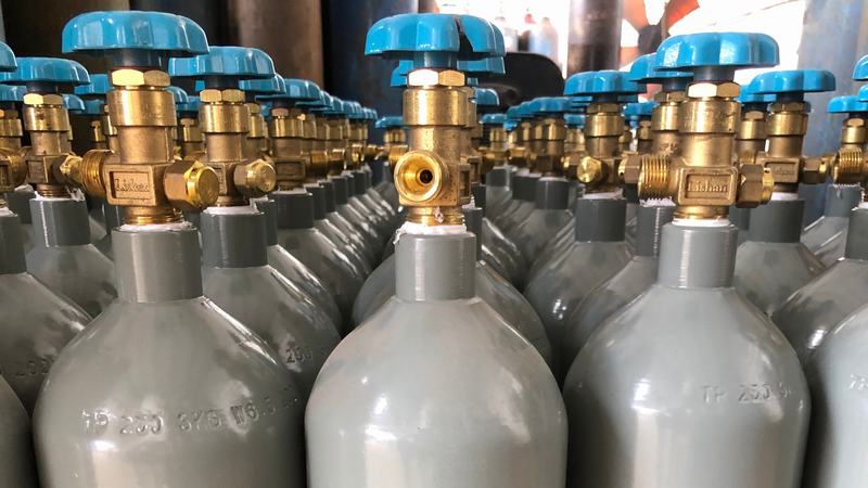 Có nhiều loại bình khí khác nhau